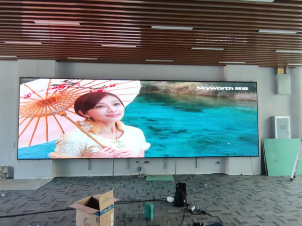 漳浦P1.53led小间距屏安装案例